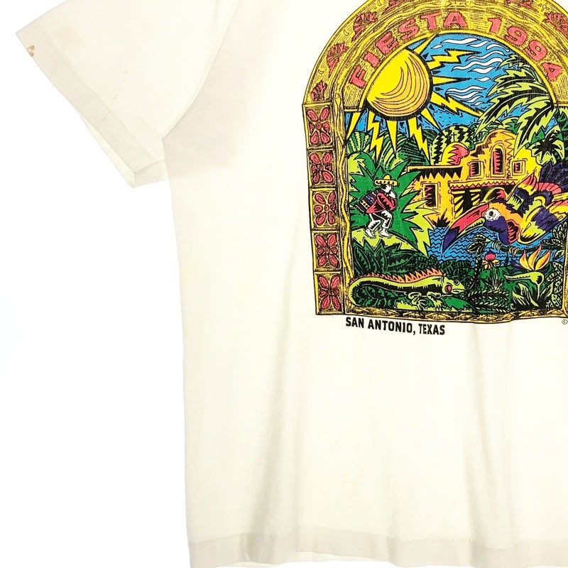 古着 90s TEXAS アート プリントTシャツ | Flamingo Online 古着屋