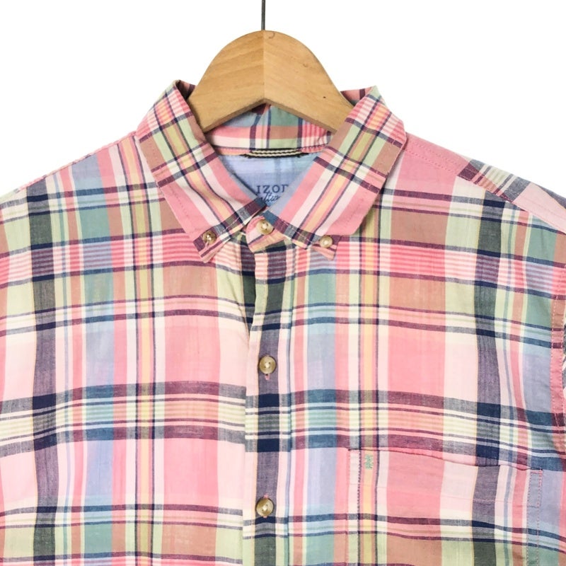 古着 IZOD マドラスチェック 半袖シャツ | Flamingo Online 古着屋