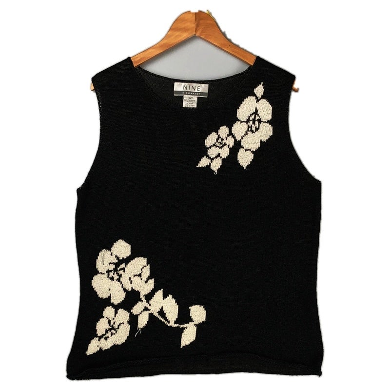 古着 Bechamel 花柄 ニットベスト | Flamingo Online 古着屋フラミンゴ