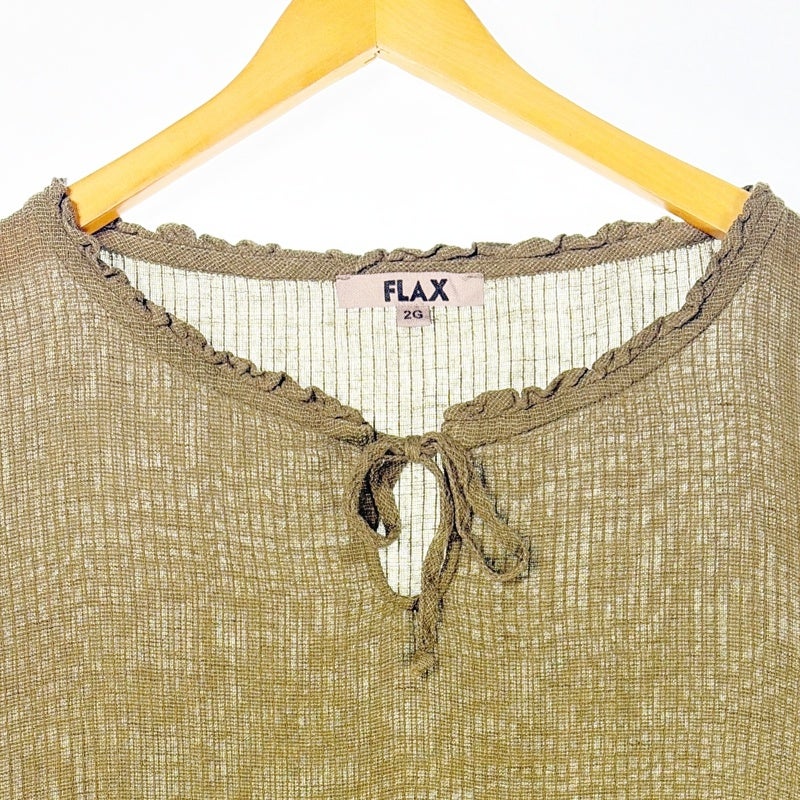 古着 FLAX リネン プルオーバー | Flamingo Online 古着屋フラミンゴ