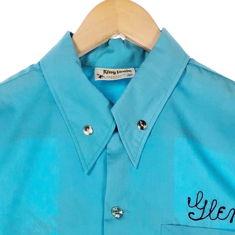 King Louie ボウリングシャツ 水色 古着 70s vintage King Louie ボウリングシャツ | Flamingo Online