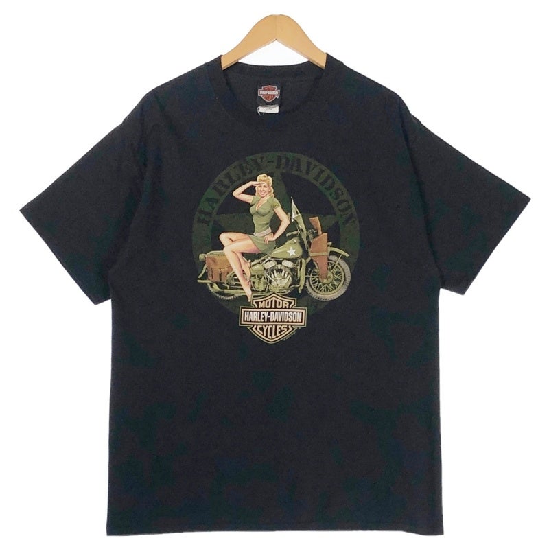 HARLEY-DAVIDSON ピンナップガール プリントTシャツ | Flamingo Online