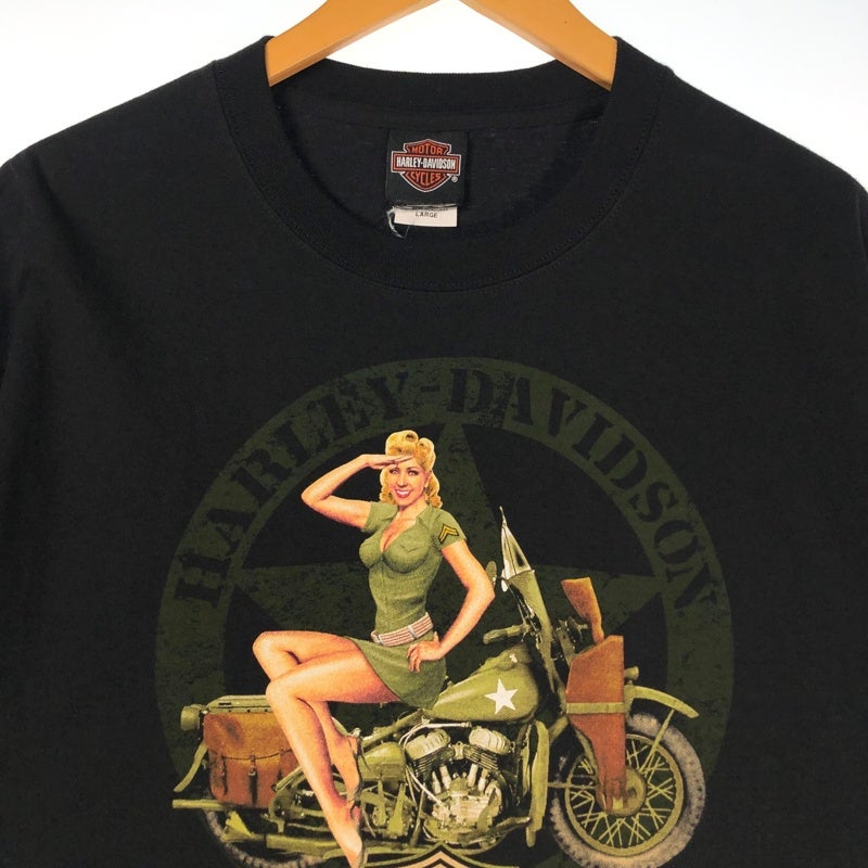 HARLEY-DAVIDSON ピンナップガール プリントTシャツ | Flamingo Online