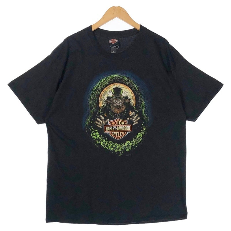 HARLEY-DAVIDSON イーグル エンジン プリントTシャツ | Flamingo