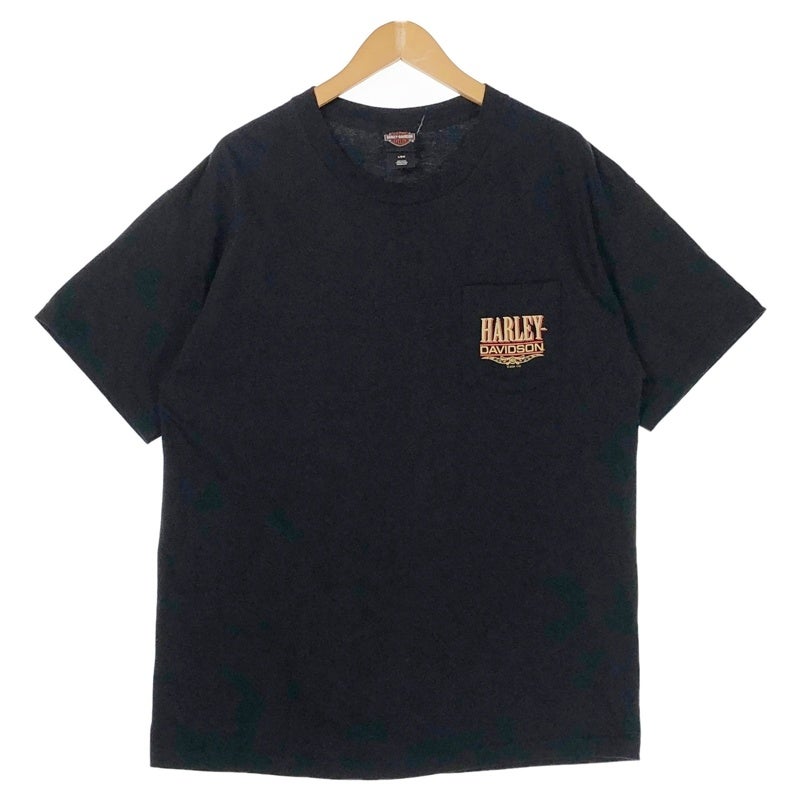HARLEY-DAVIDSON ポケ付 モンタナ州ディーラー プリントTシャツ