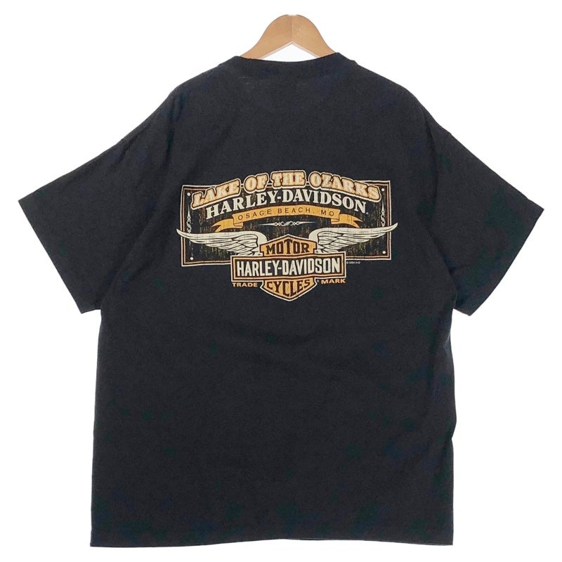 HARLEY-DAVIDSON イーグルプリント ディーラー Tシャツ | Flamingo