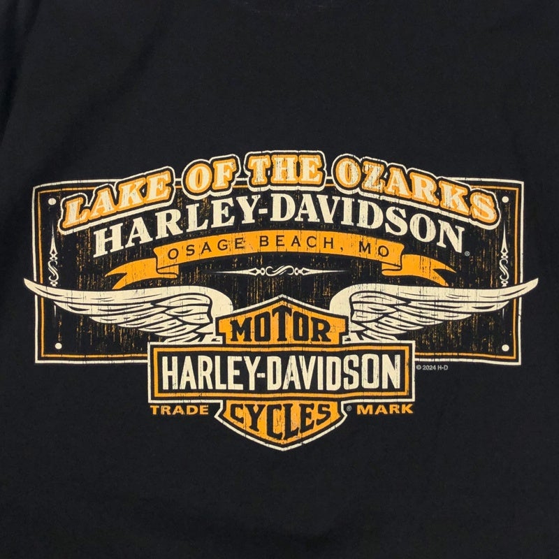 HARLEY-DAVIDSON イーグルプリント ディーラー Tシャツ | Flamingo