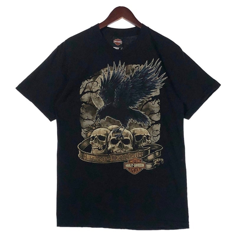 HARLEY-DAVIDSON カラス＆スカル プリントTシャツ | Flamingo Online