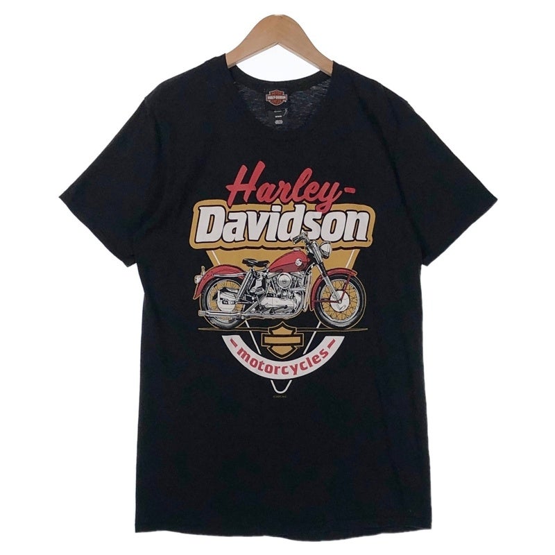 ドナルド Harley-Davidson Tシャツ / 1枚売りへ変更 HARLEY-DAVIDSON ディーラー バイクイラスト Tシャツ | Flamingo