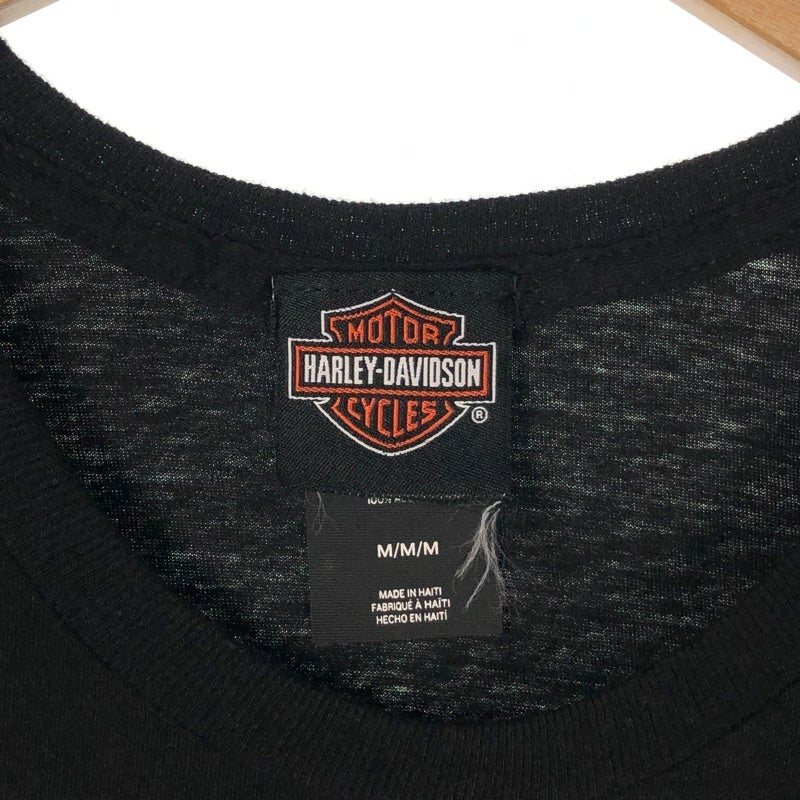 HARLEY-DAVIDSON ディーラー バイクイラスト Tシャツ | Flamingo