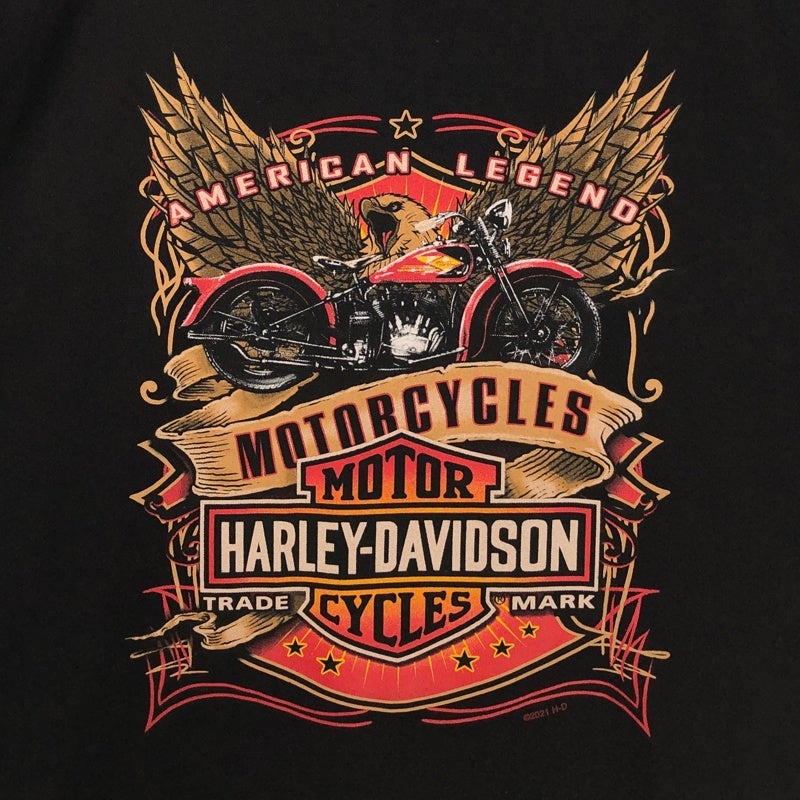 HARLEY-DAVIDSON イーグルプリント ロゴ Tシャツ | Flamingo Online