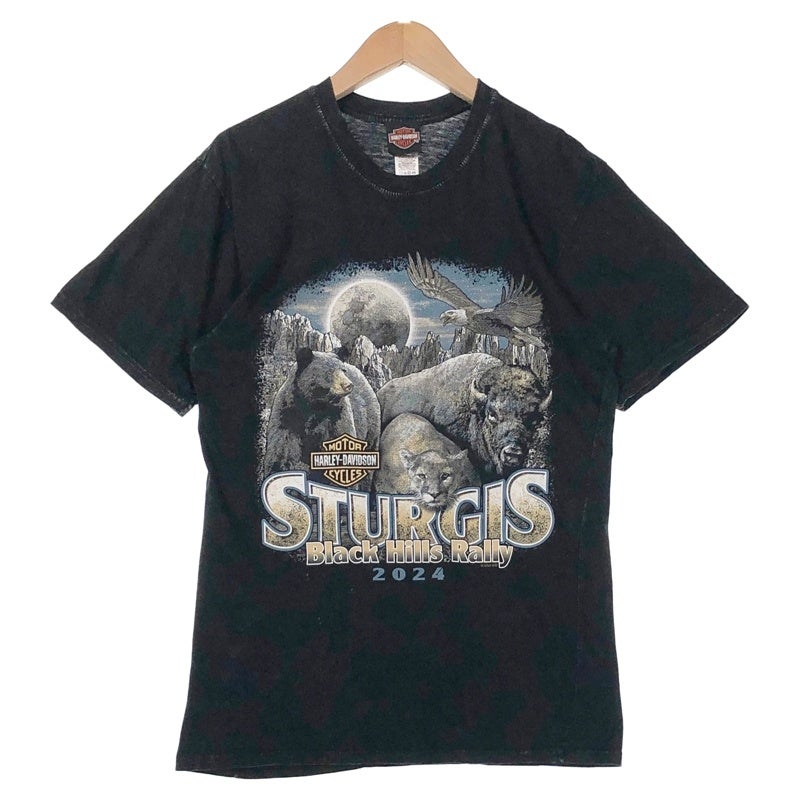 HARLEY-DAVIDSON Blackhills ランイベント フェード風 Tシャツ