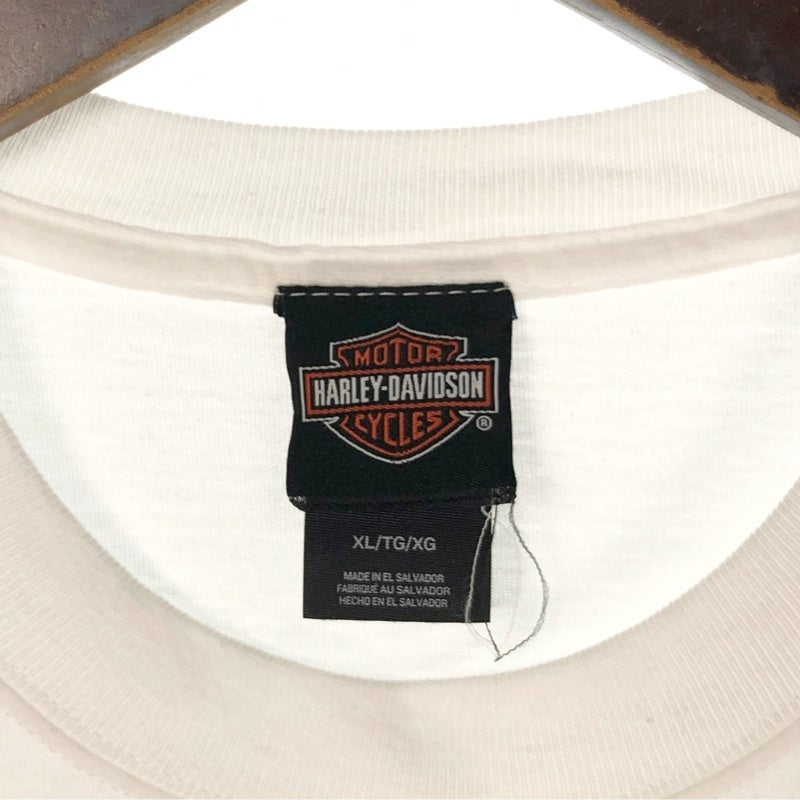 HARLEY-DAVIDSON 胸ポケット付 ワンポイント ロゴ ビッグサイズ T