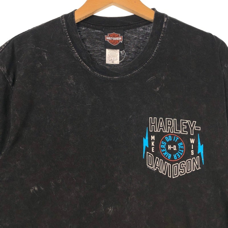 HARLEY-DAVIDSON ワンポイント ロゴ フェード Tシャツ | Flamingo
