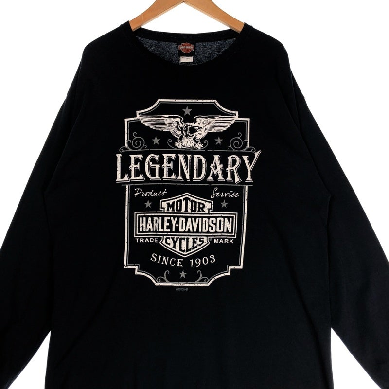 HARLEY-DAVIDSON イーグルプリント ロンT | Flamingo Online 古着屋