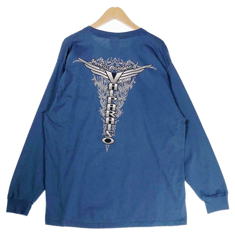 ハーレーダビッドソン ヴィンテージ ロンt tシャツ イーグル トライバル HARLEY-DAVIDSON イーグル トライバルプリント ロンT | Flamingo