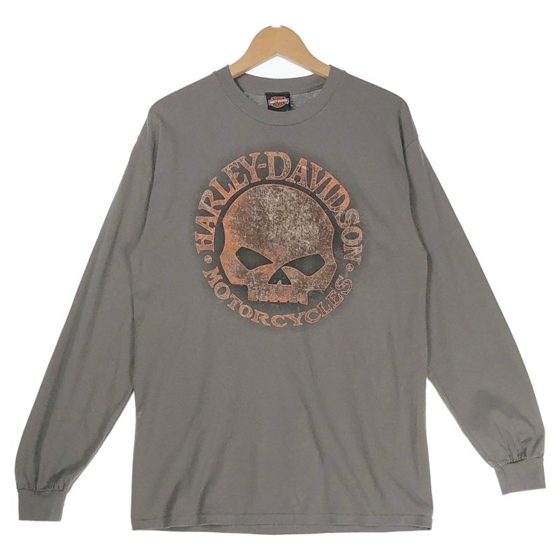 HARLEY-DAVIDSON スカルプリント ロンT | Flamingo Online 古着屋
