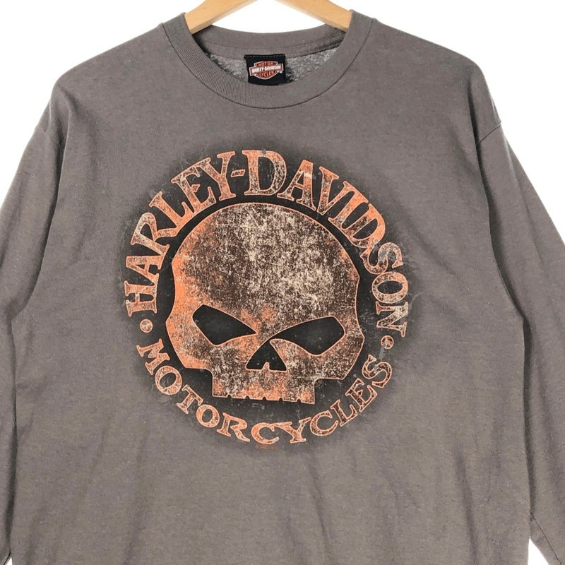 HARLEY-DAVIDSON スカルプリント ロンT | Flamingo Online 古着屋