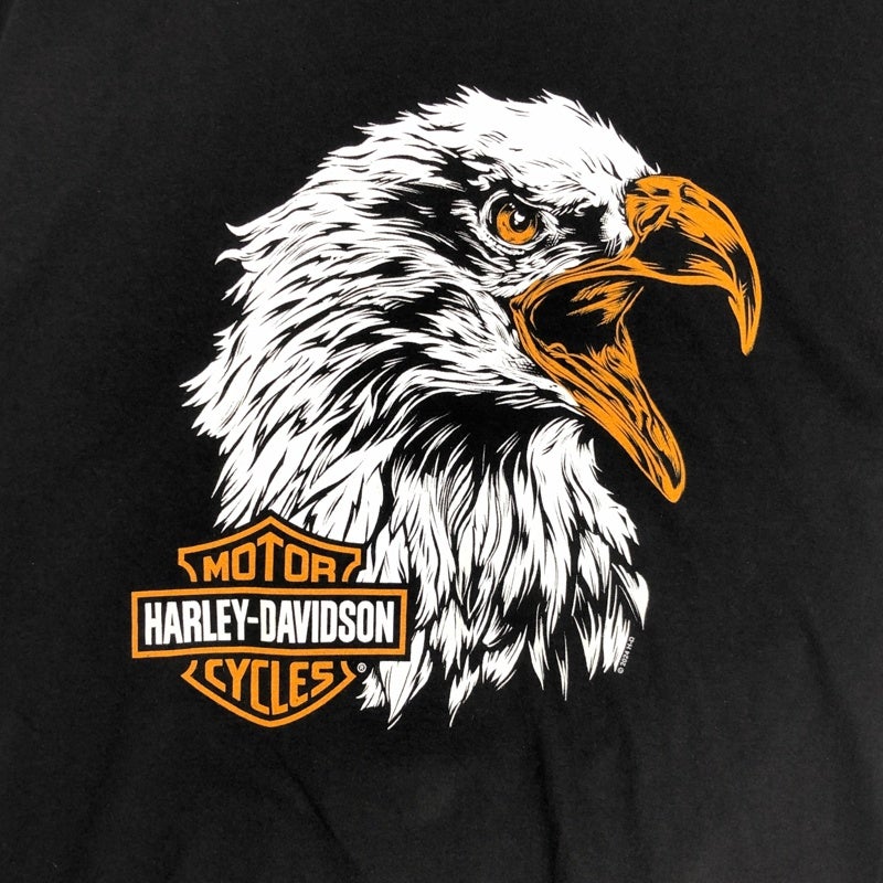 HARLEY-DAVIDSON イーグルプリント ナイアガラ プリントTシャツ