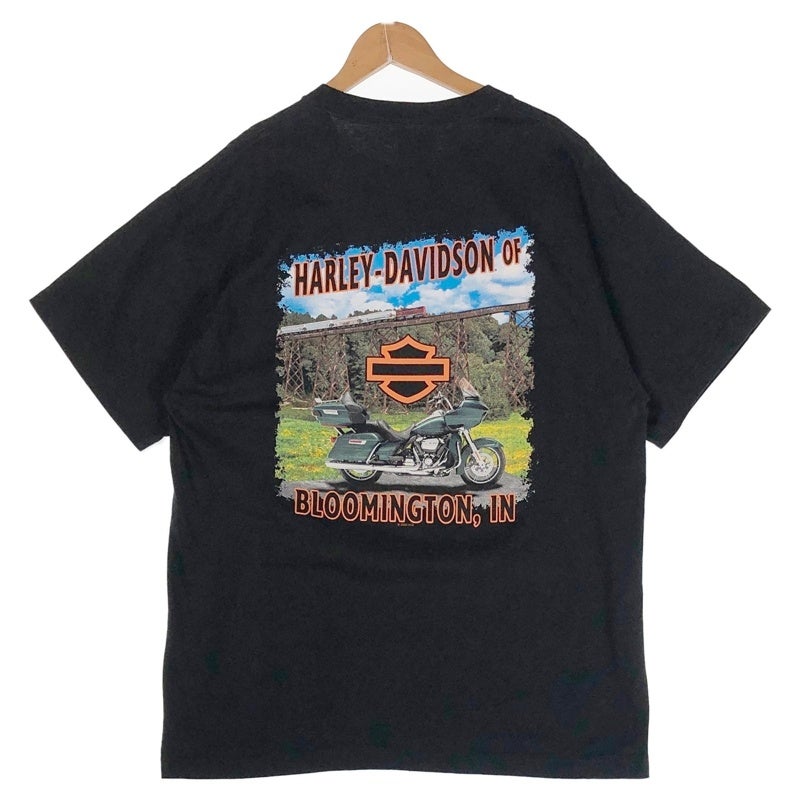 HARLEY-DAVIDSON イーグルプリント BLOOMINGTON プリントTシャツ