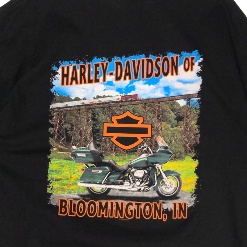 HARLEY-DAVIDSON イーグルプリント BLOOMINGTON プリントTシャツ