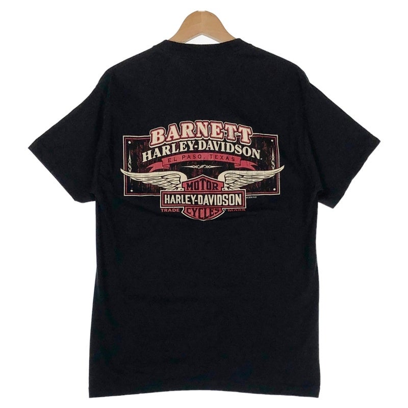 HARLEY-DAVIDSON 胸ポケット付き EL PASO プリントTシャツ | Flamingo