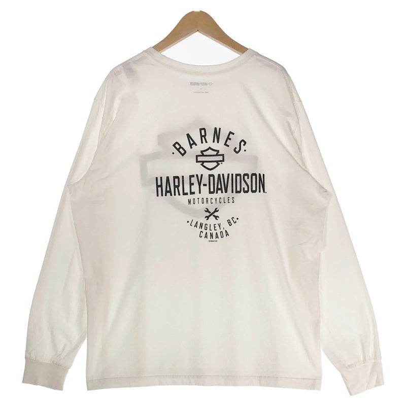 HARLEY-DAVIDSON バー＆シールド CANADA ディーラー プリント ロンT