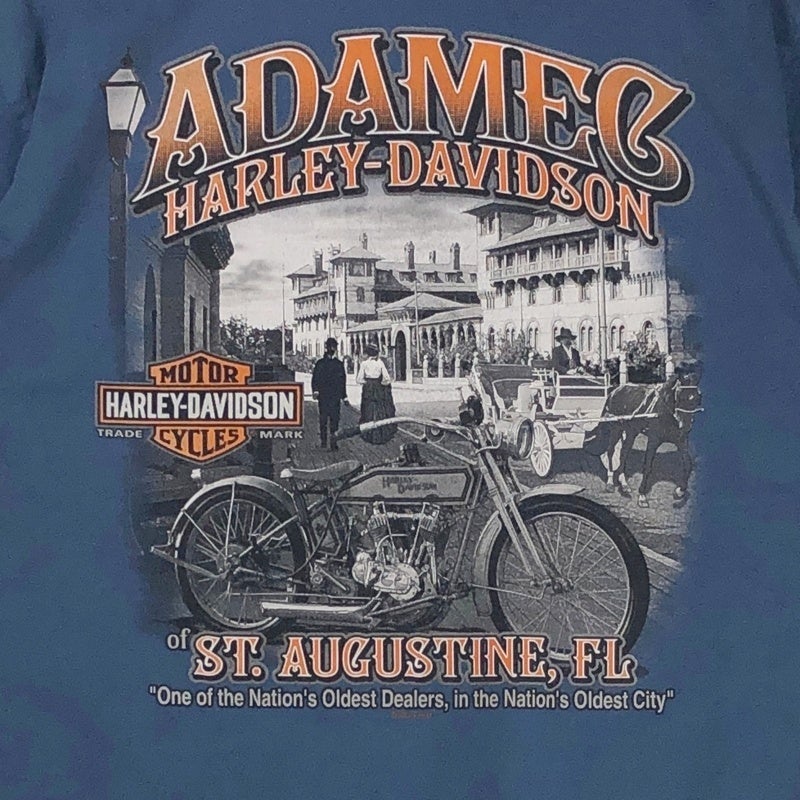 HARLEY-DAVIDSON スカルファイヤー クラシックヴィンテージ プリントT