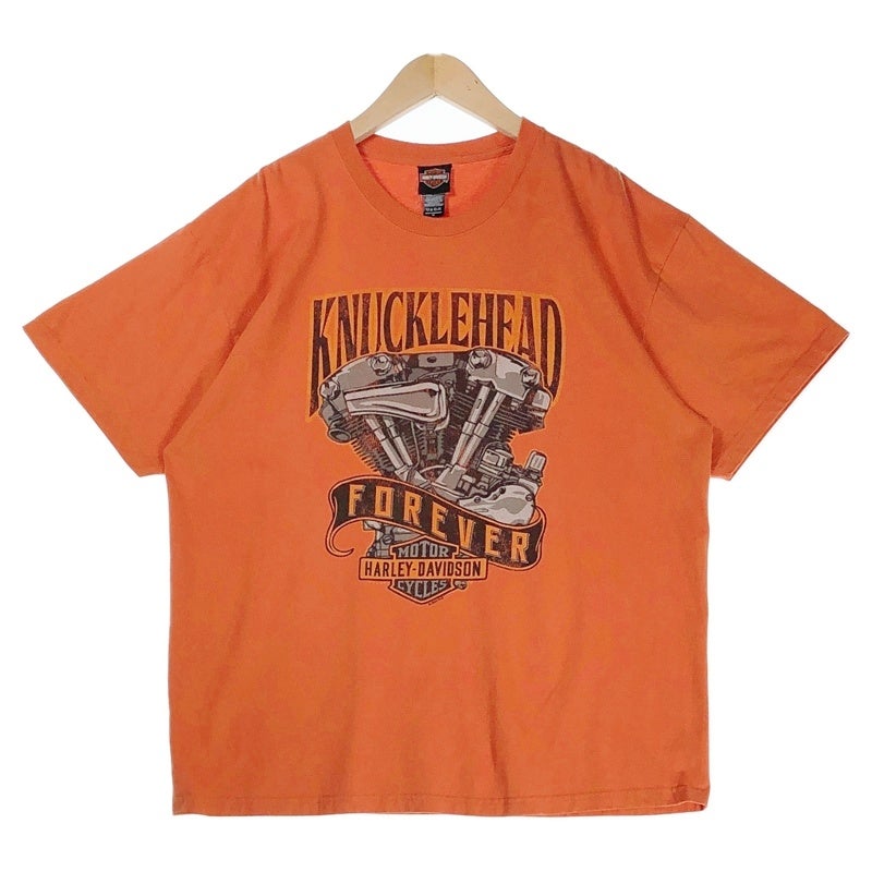 HARLEY-DAVIDSON ナックルヘッドエンジン プリントTシャツ | Flamingo