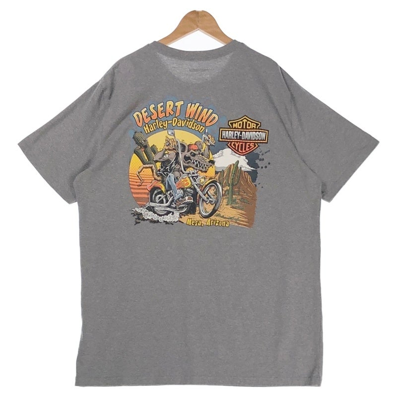 HARLEY-DAVIDSON スカル コヨーテプリントTシャツ | Flamingo Online