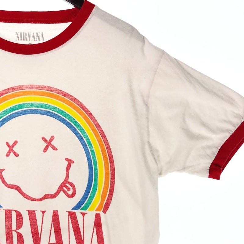古着 NIRVANA スマイルロゴ リンガーバンドTシャツ | Flamingo Online