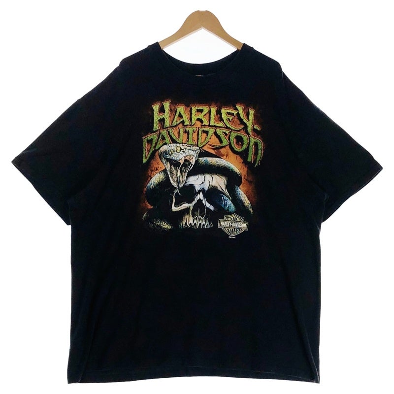 古着 HARLEY-DAVIDSON スカル プリント Tシャツ | Flamingo Online
