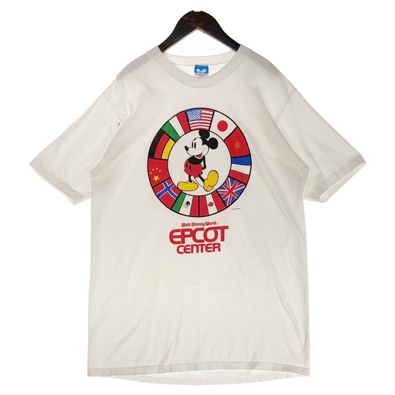 古着 80s Disney EPCOT ミッキーマウス プリントTシャツ | Flamingo