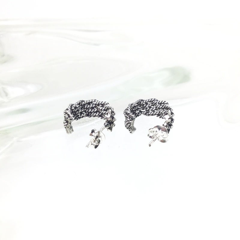 silver925 ツイスト フープピアス | Flamingo Online 古着屋フラミンゴ
