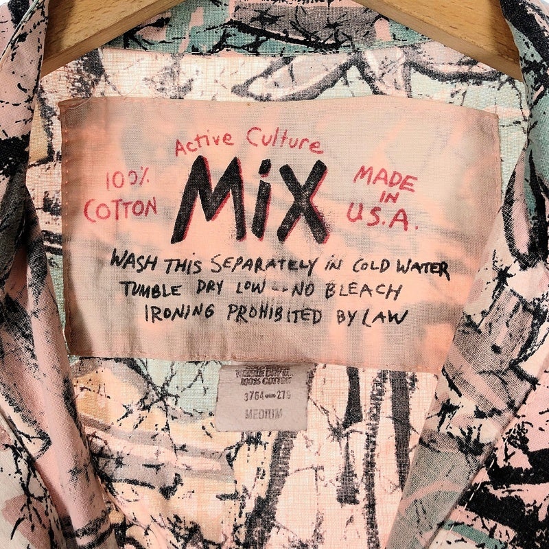 古着 Mix ボタニカル柄 半袖シャツ | Flamingo Online 古着屋