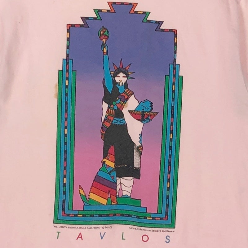 古着 90s USA製 TAVLOS アートTシャツ | Flamingo Online 古着屋