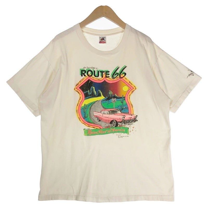 古着 90s USA製 ROUTE66 プリントTシャツ | Flamingo Online 古着屋