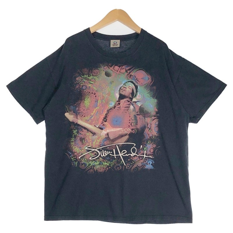 古着 LIQUIDBLUE Jimi Hendrix サイケデリック プリントTシャツ