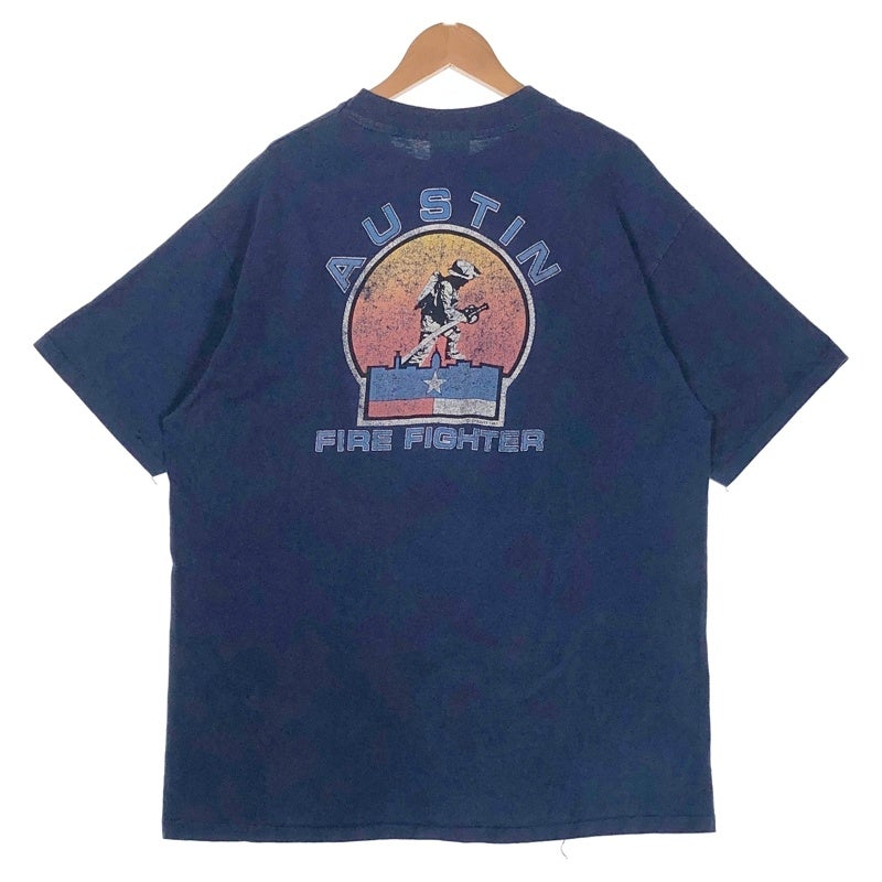 古着 90s Hanes USA製 AustinFireDept プリントTシャツ | Flamingo