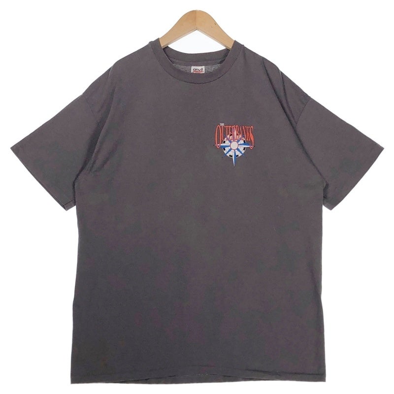 古着 90s anvil USA製 THE OUTERBANKS プリントTシャツ | Flamingo