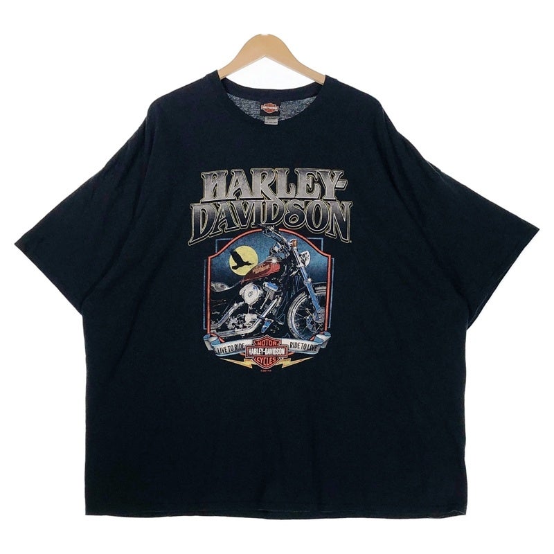 古着 HARLEY-DAVIDSON スカル ビッグプリントTシャツ | Flamingo
