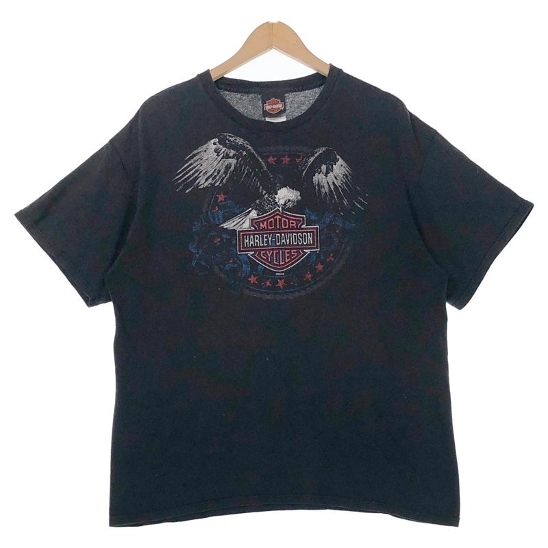 古着 HARLEY-DAVIDSON イーグル サンダープリント Tシャツ | Flamingo