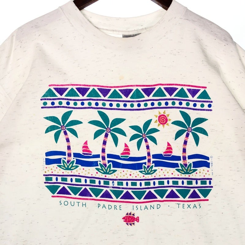 古着 90s ONEITA POWER-T USA製 SouthPadreIsland リゾートスーベニア
