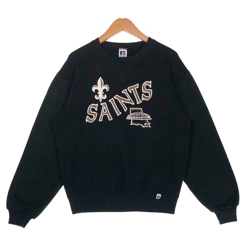 古着 90s USA製 RUSSELL SAINTS チームロゴプリント スウェット