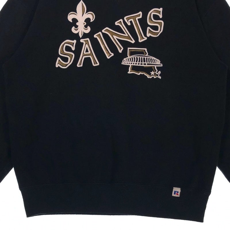 古着 90s USA製 RUSSELL SAINTS チームロゴプリント スウェット