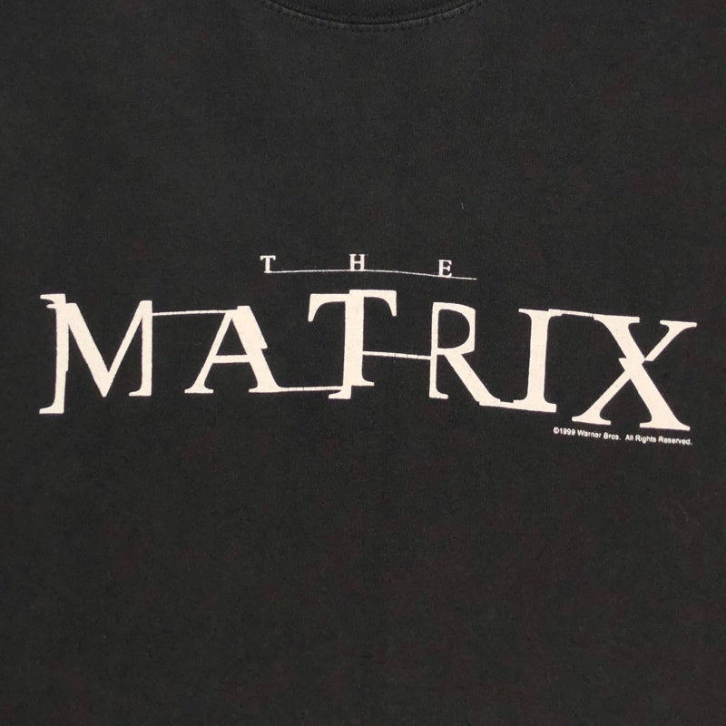 古着 90s Hanes MATRIX ロゴプリント ムービーTシャツ | Flamingo