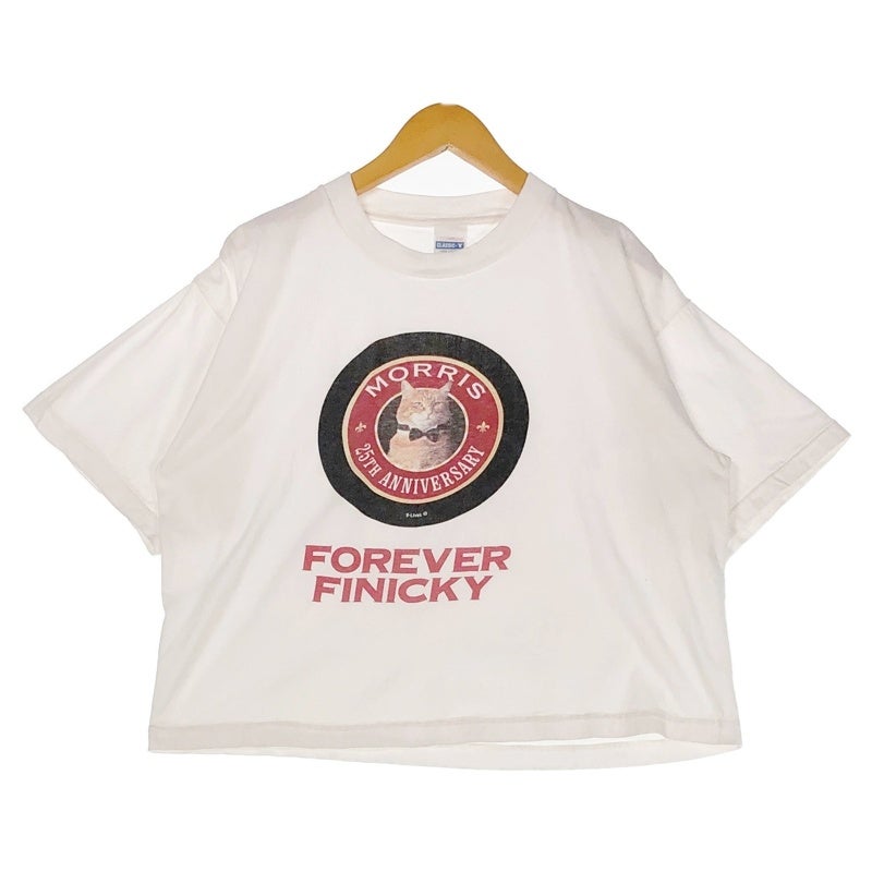 古着 90s 9-Lives Morris 25th アニバーサリー プリントTシャツ