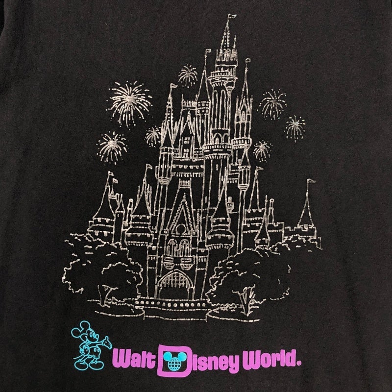 古着 90s WaltDisneyWorld シンデレラ城 プリントTシャツ | Flamingo