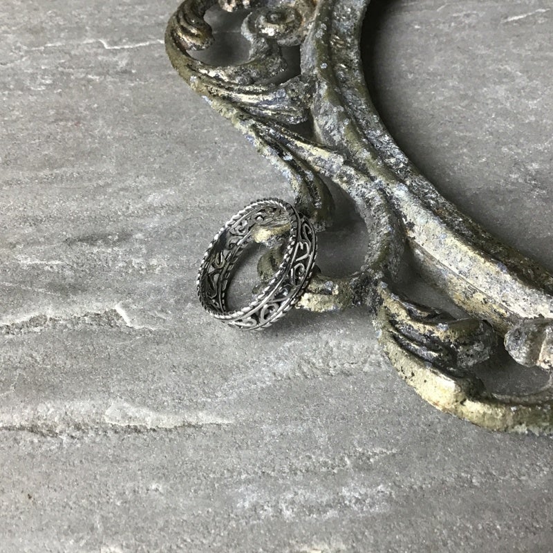 silver925 アラベスク ラインリング | Flamingo Online 古着屋