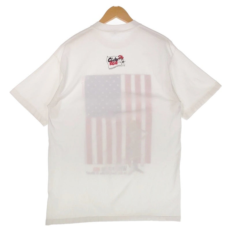 古着 90s USA製 ClubRed メッセージプリント Tシャツ | Flamingo